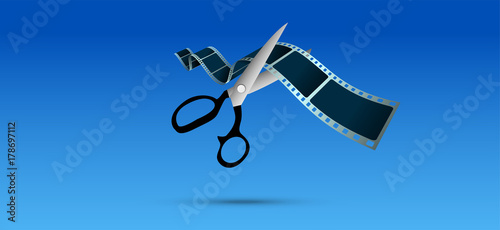 pellicola, cinema, film, fotogrammi, rullino
