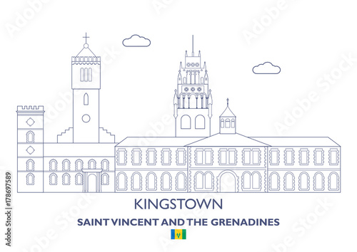 Kingstown City Skyline, Saint Vincent and the Grenadines