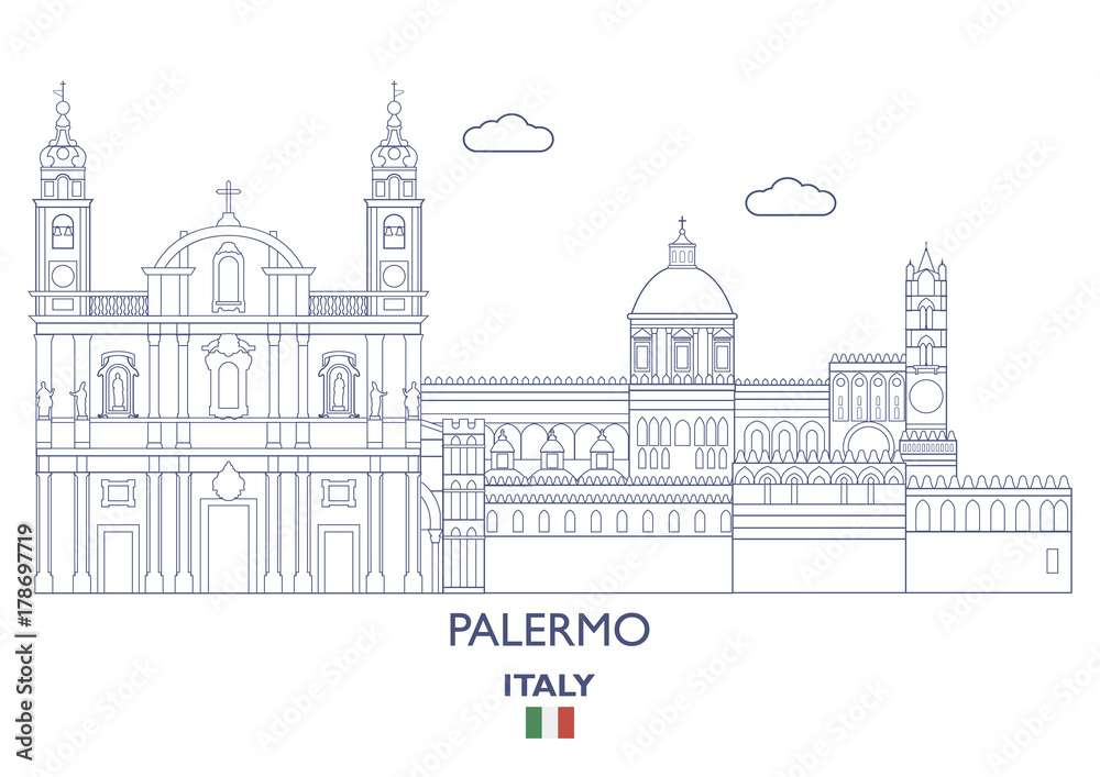 Palermo City Skyline, Italy