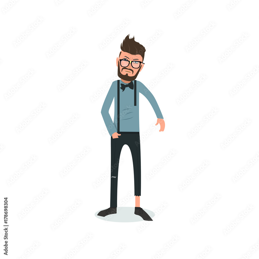 Exhausted and completely wiped out cartoon guy in casual clothes, gesturing. Vector illustration. Modern flat design. Exhausted and completely wiped out cartoon guy in casual clothes, gesturing. Vector illustration. Modern flat design.