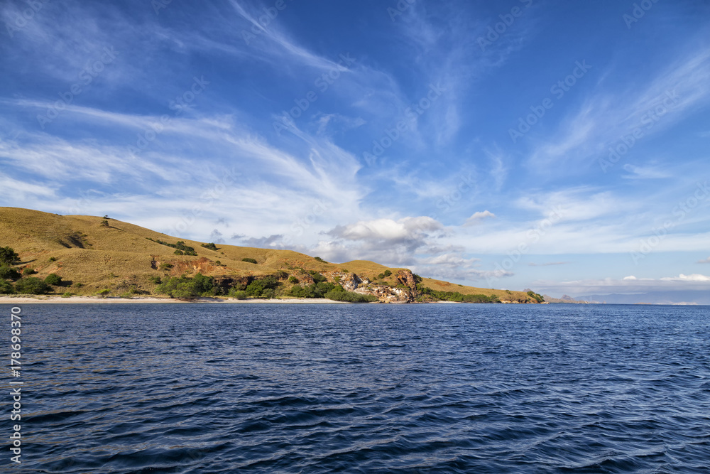 Small deserted beaches on the world famous Rinca Island, one of two islands containing Komodo Dragons. Small deserted beaches on the world famous Rinca Island, one of two islands containing Komodo Dragons.