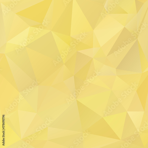 Abstract triangle gold background. Gold vector background
