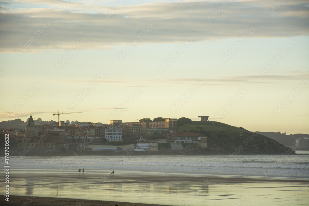 Fototapeta premium Landscape with fog