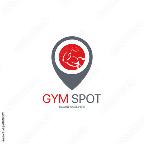 Gym Spot. Gym point logo