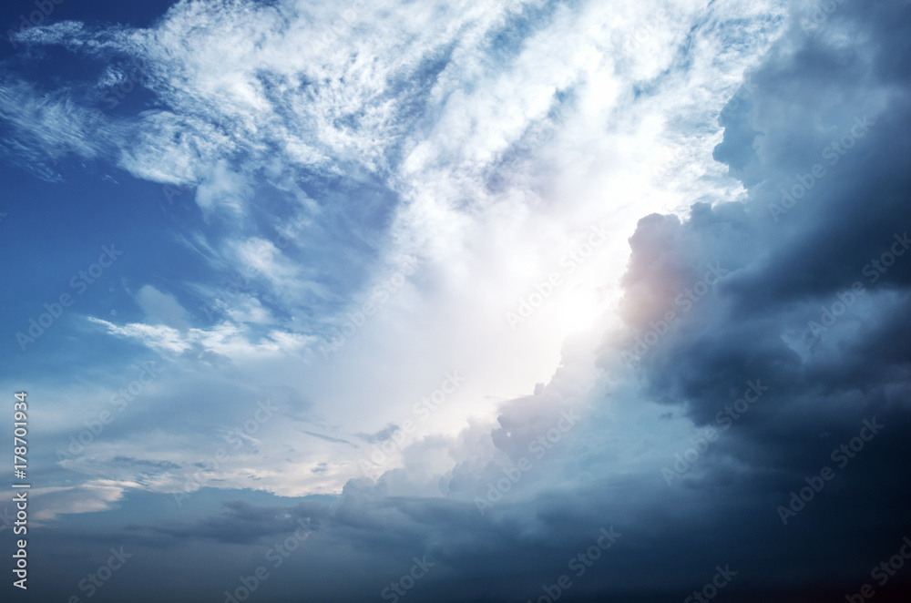 Obraz premium Hurricane sky storm weather