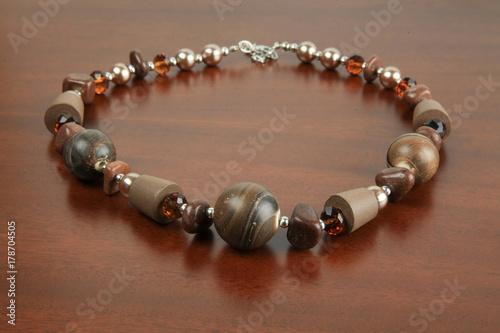 Gemstone stainless steel jewelry