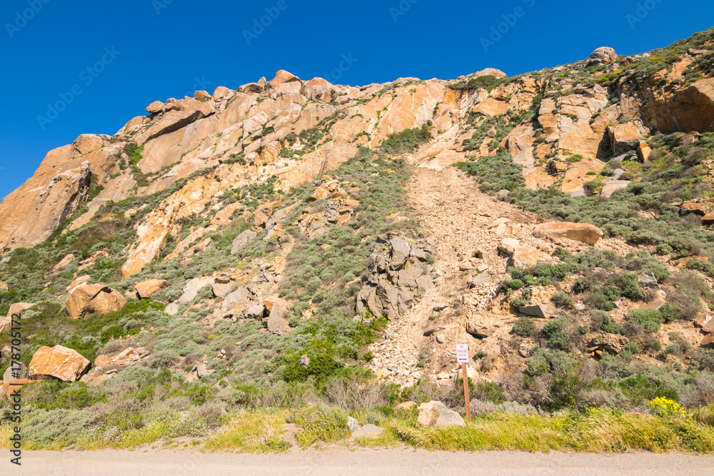 Morro Rock and Morro Rock Beach, California, San Luis Obispo County USA