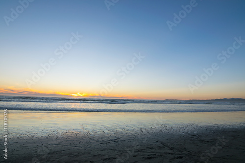 Enjoying the Sunset at Morro Rock and Morro Rock Beach, California, San Luis Obispo County USA