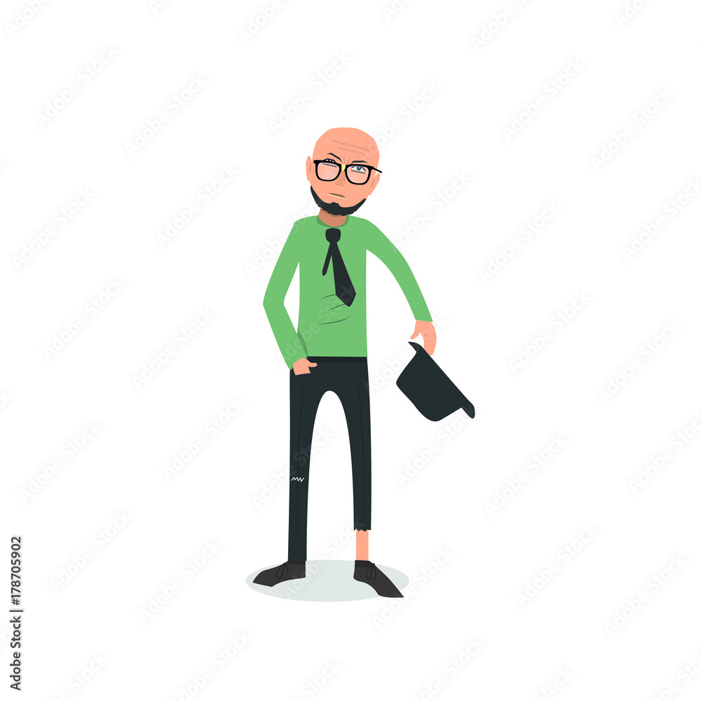 Exhausted and completely wiped out cartoon guy in casual clothes, gesturing. Vector illustration. Modern flat design. Exhausted and completely wiped out cartoon guy in casual clothes, gesturing. Vector illustration. Modern flat design.