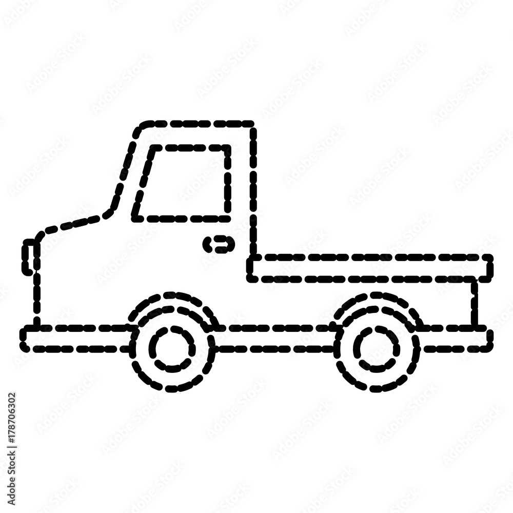 Pick up vehicle icon vector illustration graphic design