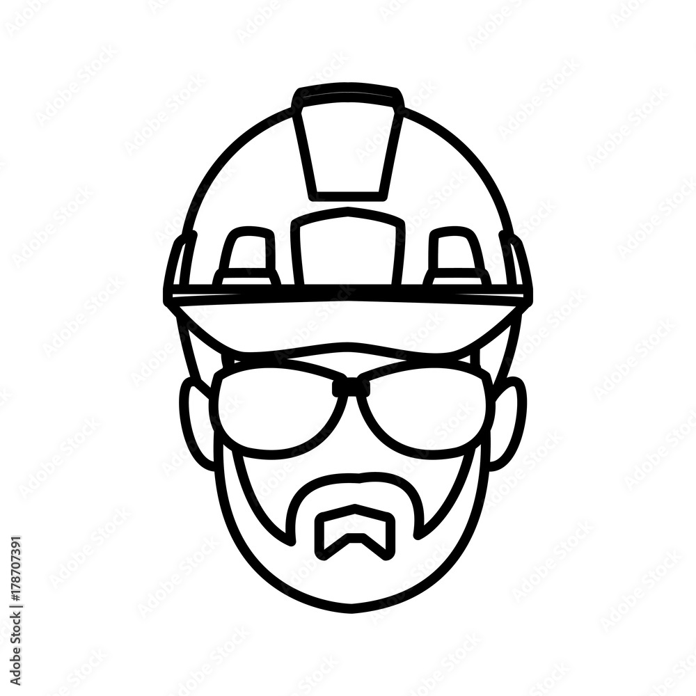 Construction worker cartoon icon vector illustration graphic design Construction worker cartoon icon vector illustration graphic design