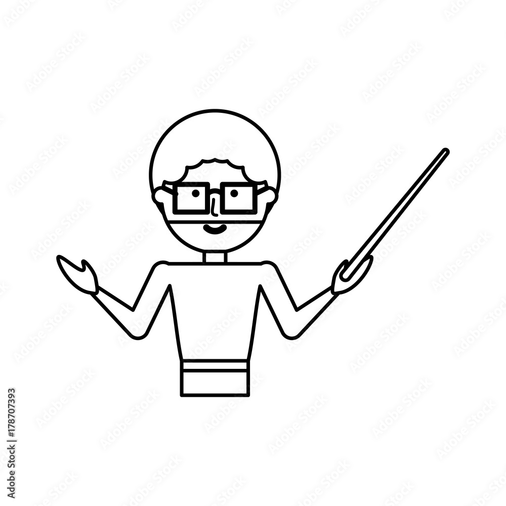 cartoon teacher man icon over white background vector illustration cartoon teacher man icon over white background vector illustration