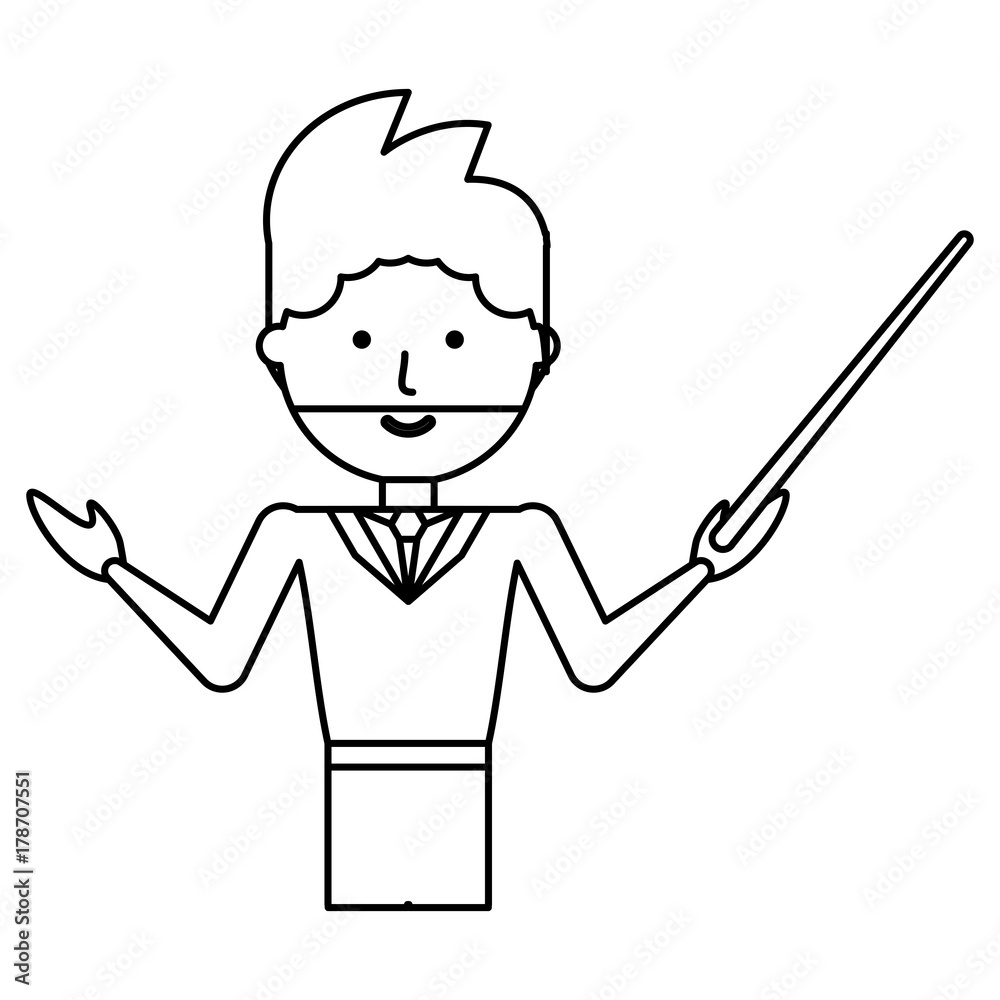 cartoon teacher man icon over white background vector illustration cartoon teacher man icon over white background vector illustration