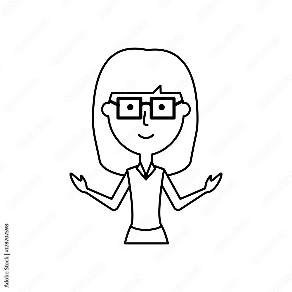 cartoon teacher woman icon over white background vector illustration cartoon teacher woman icon over white background vector illustration