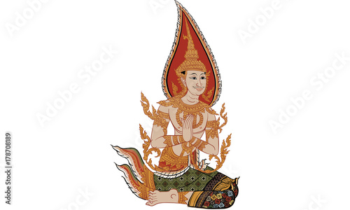 Thai traditional painting