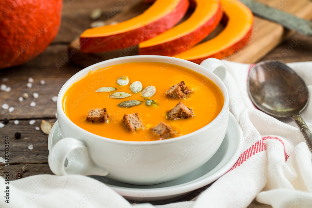 Pumpkin soup puree Pumpkin soup puree