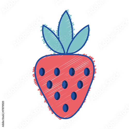 grated delicious strawberry organic fruit food