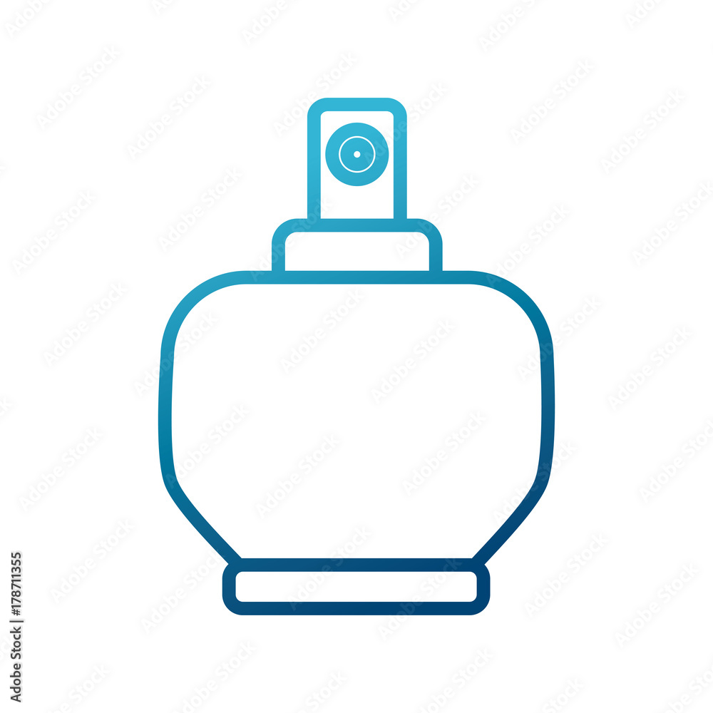 Obraz premium Fragrance bottle isolated icon vector illustration graphic