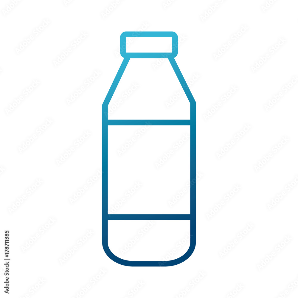 Empty glass bottle icon vector illustration graphic design Empty glass bottle icon vector illustration graphic design