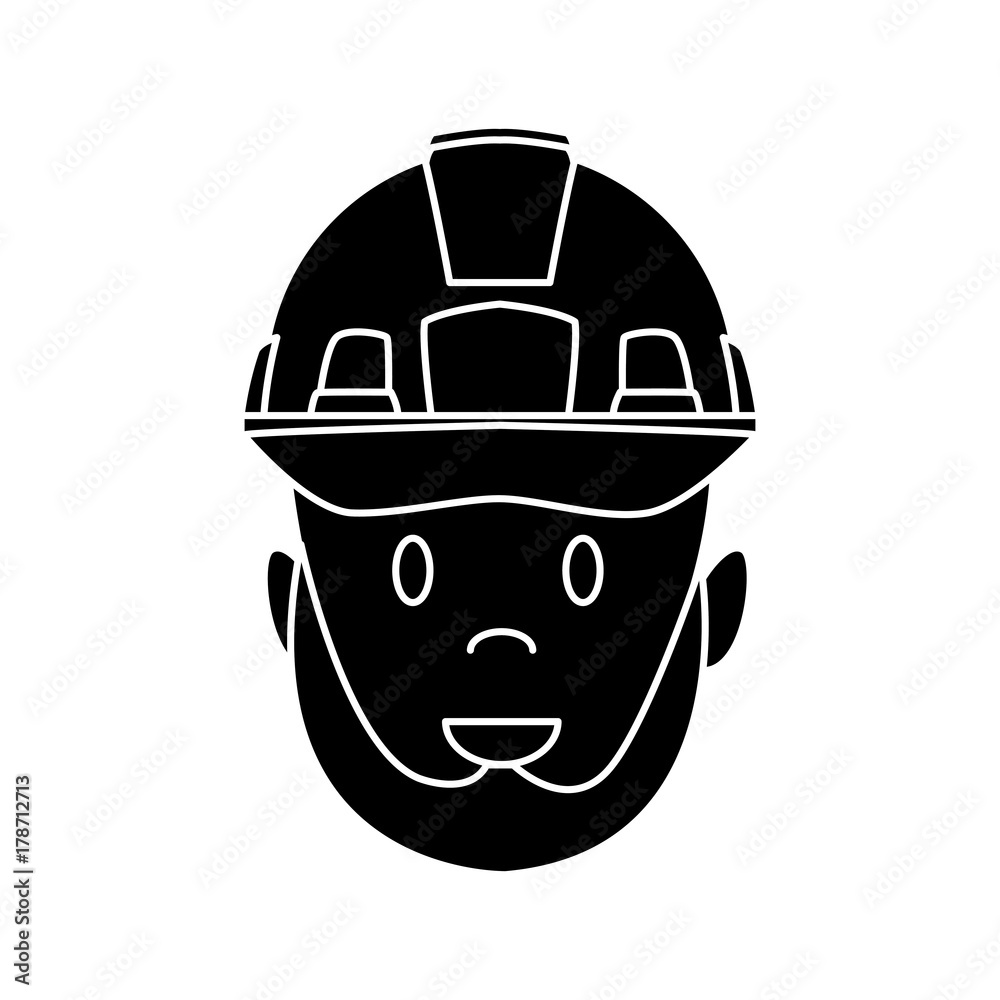 Construction worker cartoon icon vector illustration graphic design Construction worker cartoon icon vector illustration graphic design