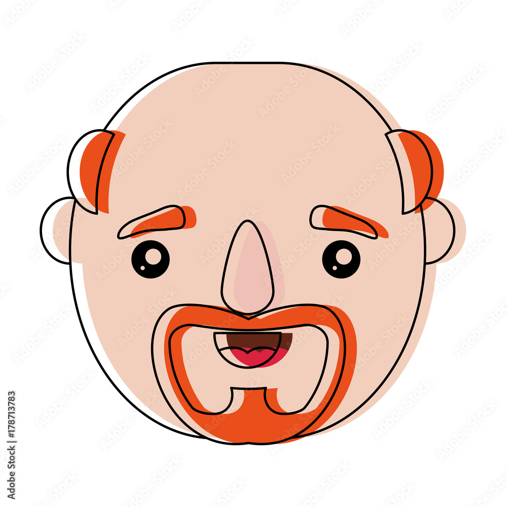 cartoon man face icon over white background vector illustration cartoon man face icon over white background vector illustration