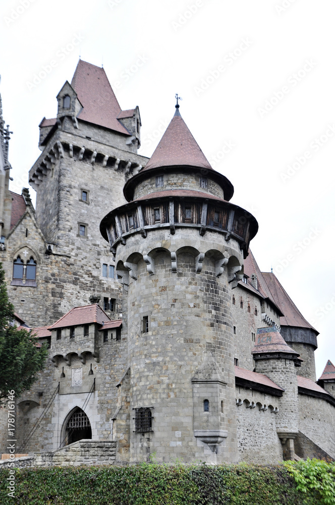 Medieval castle in europe