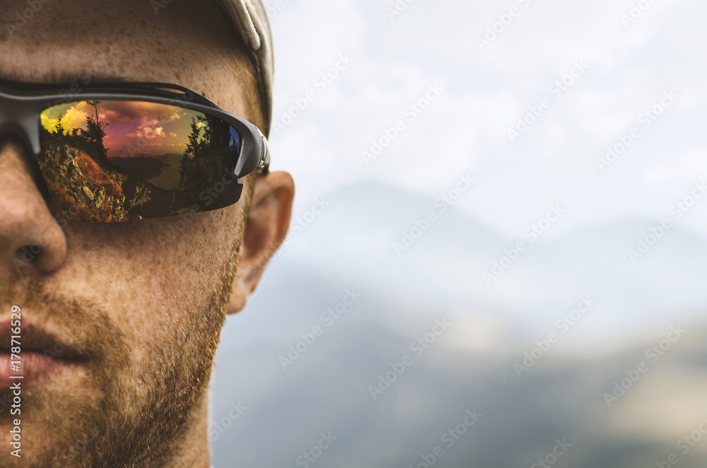half hiker face half hiker face