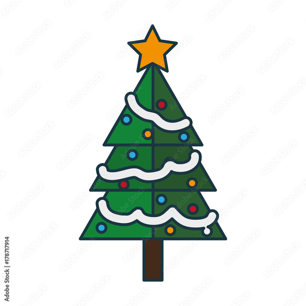 christmas tree icon over white background vector illustration christmas tree icon over white background vector illustration