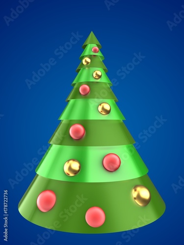 3d Christmas tree