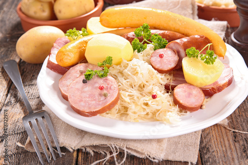 sauerkraut and sausage