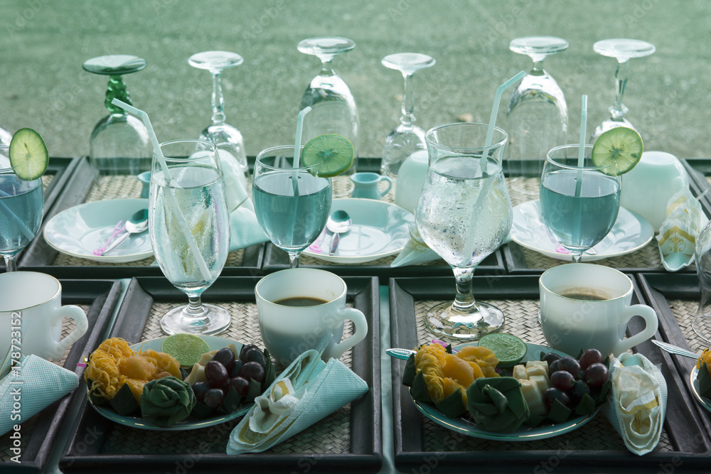 Hotel convention center tea or coffee break. Hotel convention center tea or coffee break.