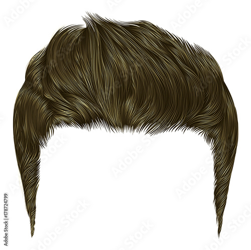 trendy stylish man hairs brown blonde colour.
beauty style.high hair styling .

