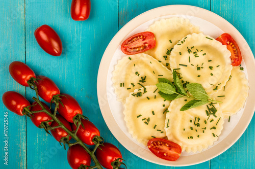 Italian Style Cappelletti With Parma Ham Ravioli Pasta