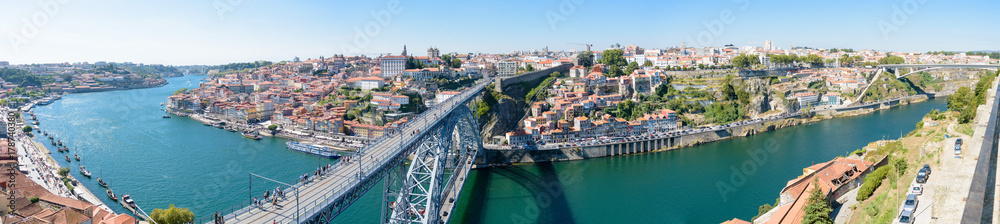 Panorama of Porto and Douro river
