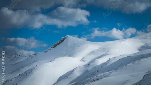 Snowy background,  Winter landscape © DarwelShots