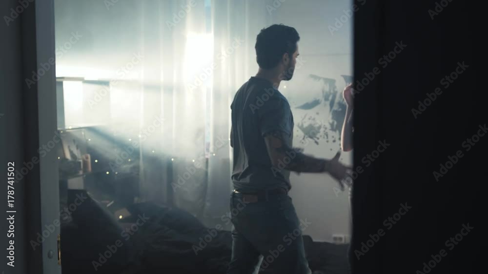 Couple having a quarrel. Woman is crying while man is scolding in the background, love and tears, student young love with emotions Couple having a quarrel. Woman is crying while man is scolding in the background, love and tears, student young love with emotions