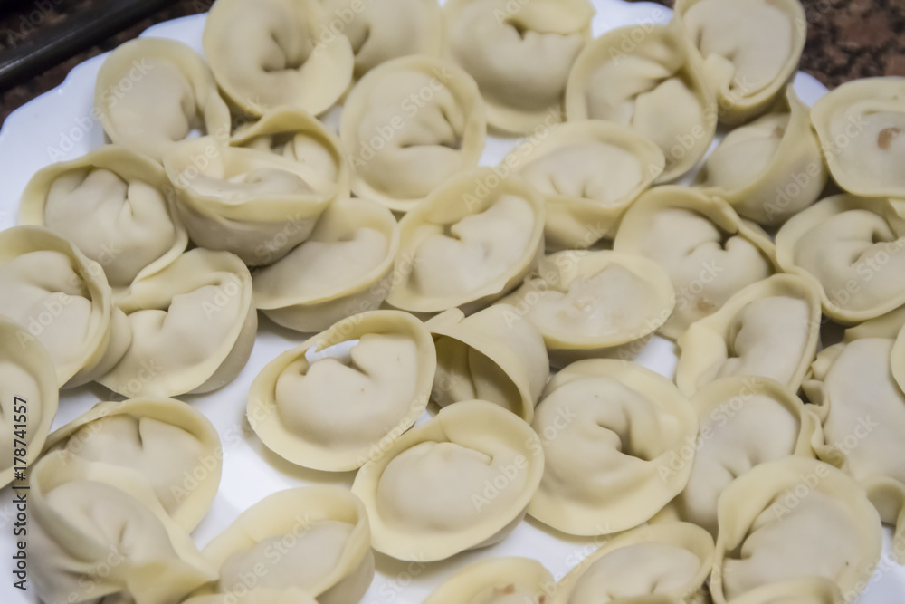 Homemade ravioli. Homemade ravioli.