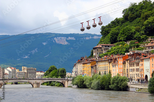 Isere river, Grenoble, France