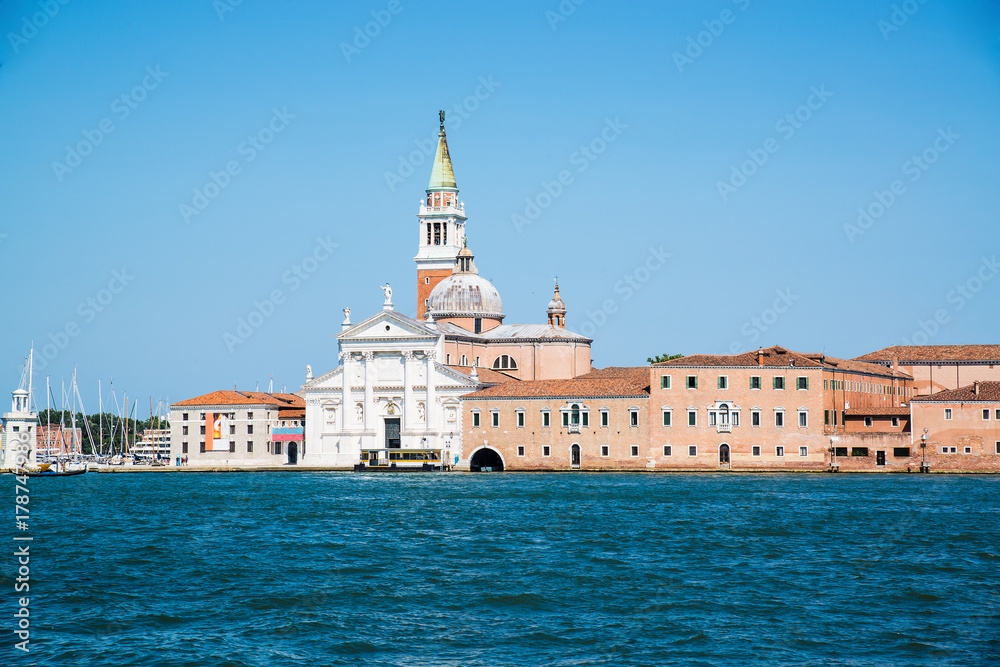 Cathedral of San Giorgio Maggiore in Venice, Italy.