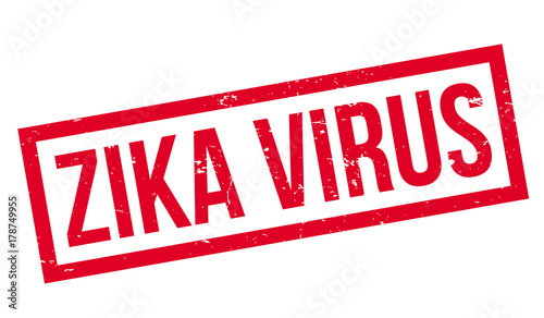 Zika Virus rubber stamp. Grunge design with dust scratches. Effects can be easily removed for a clean, crisp look. Color is easily changed.