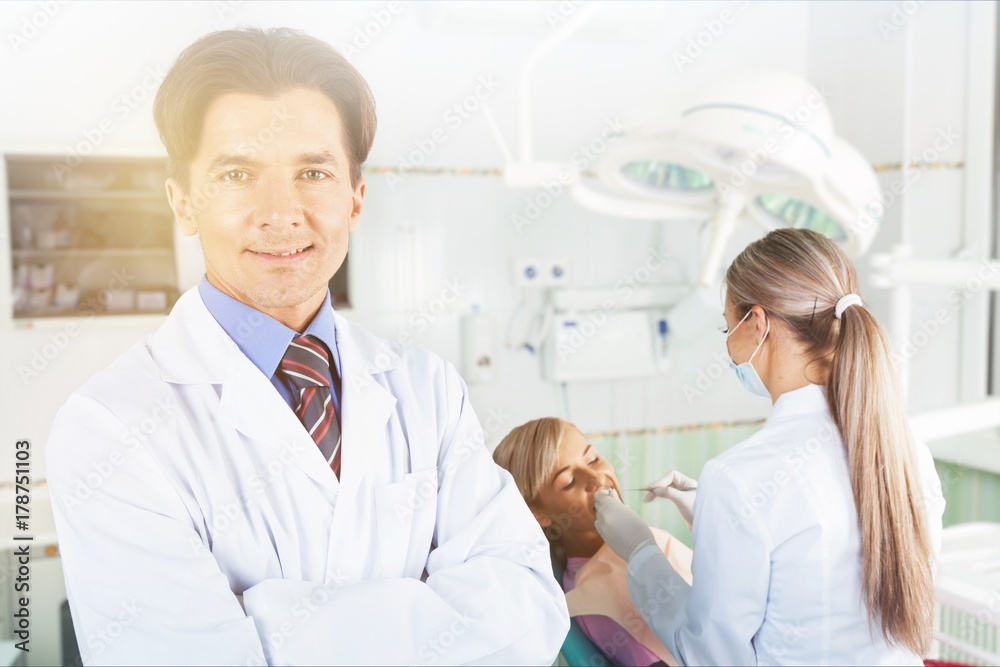 Fototapeta premium Dentist.