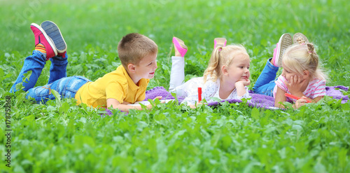 Adorable little children ly...