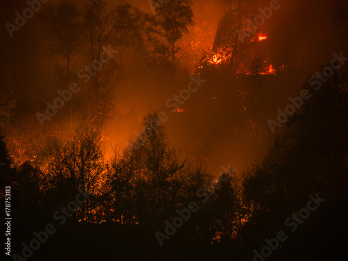 Incendio a Cumiana