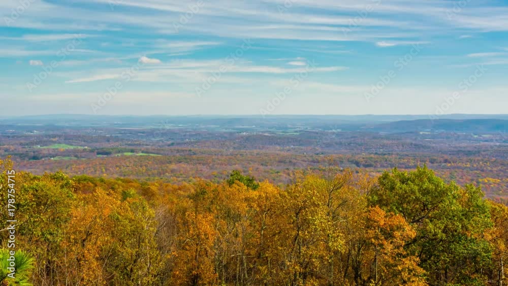 Fall Foliage Landscape Panning Timelapse Video Fall Foliage Landscape Panning Timelapse Video
