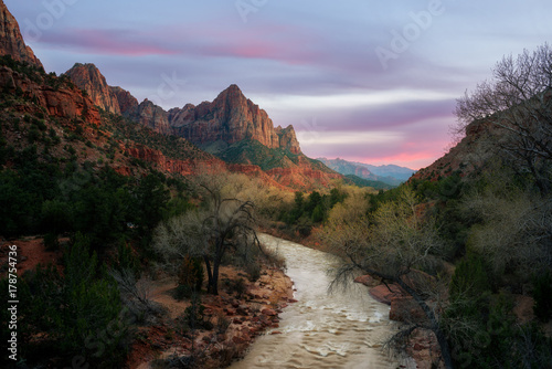 Принти на полотні The watchman Zion National Park, Utah, USA