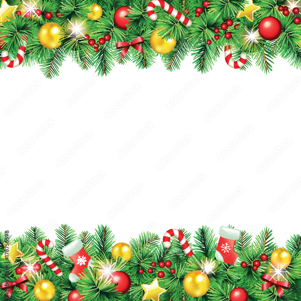 Christmas Garland Frame Christmas Garland Frame