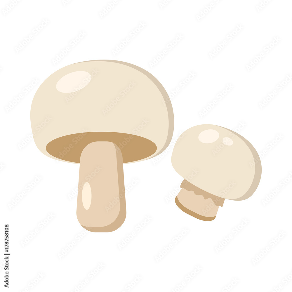 Fototapeta premium Colored mushrooms. Vector illustration