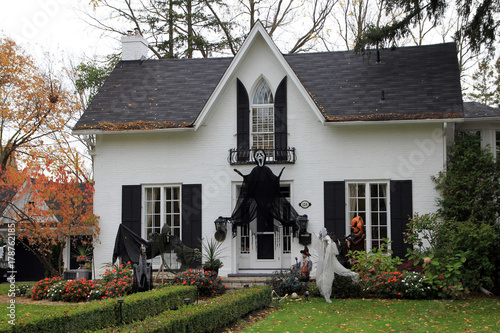 Halloween Decoration on the house
