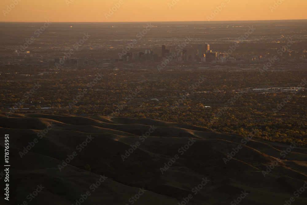 Aerial View of Denver, Colorado Aerial View of Denver, Colorado