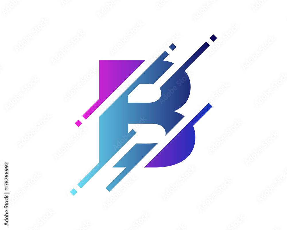 Digital Letter B Pixel Icon Logo Design Element Digital Letter B Pixel Icon Logo Design Element